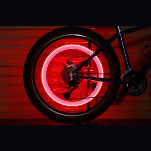 2 Pcs LED Flash Waterproof Bicycle